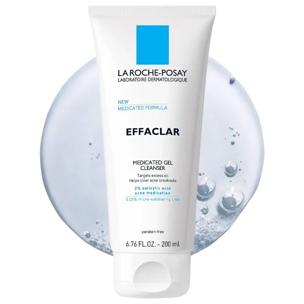 La Roche-Posay Effaclar Medicated Gel Acne Face Wash
