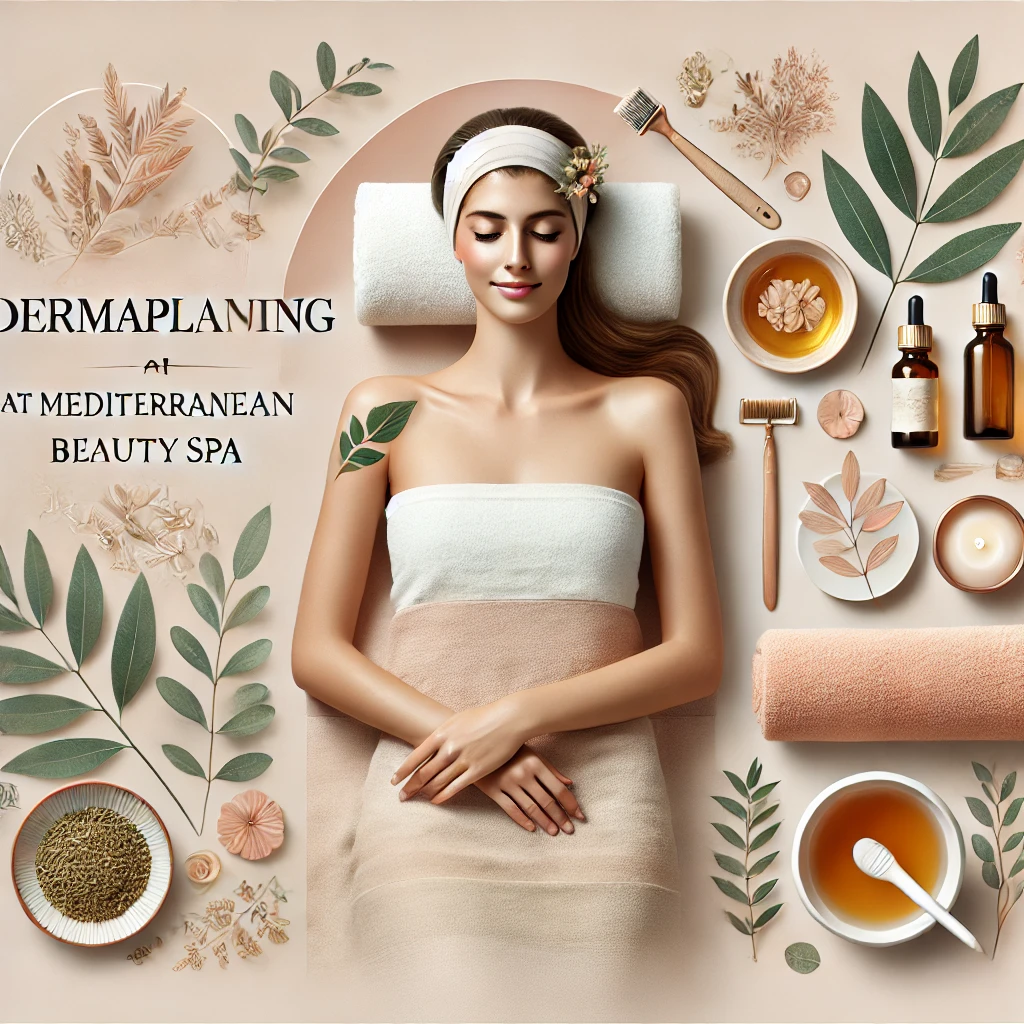 dermaplaning service page for Mediterranean Beauty Spa