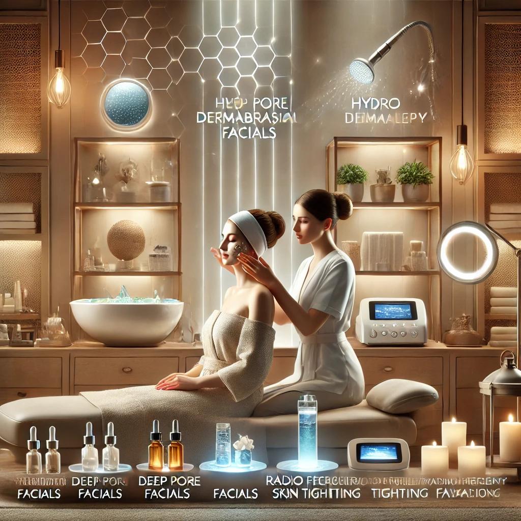 A_luxurious_spa_setting_showcasing_multiple_skinca