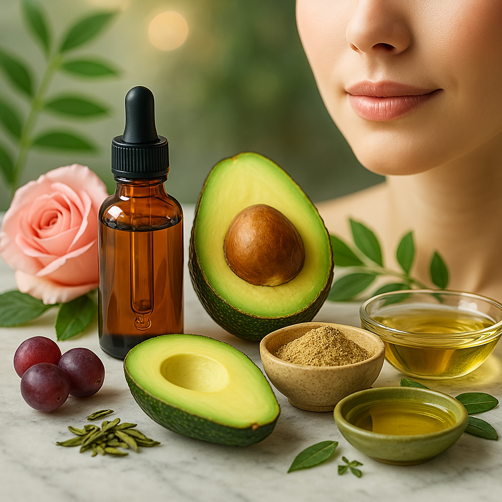 Natural ingredients for anti-aging skincare