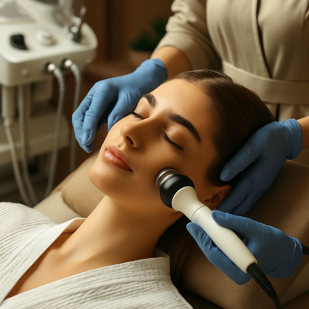 Radio frequency skin tightening