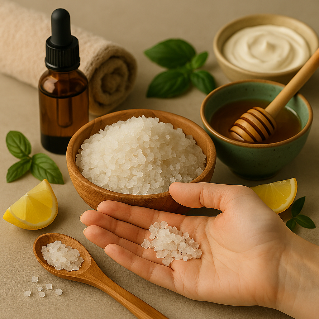 How Mediterranean Sea Salt Scrubs Renew Your Skin