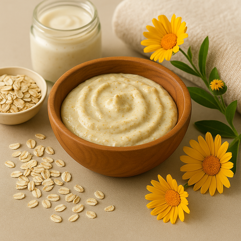 Calendula & Oats Soothing Masks for Sensitive Skin