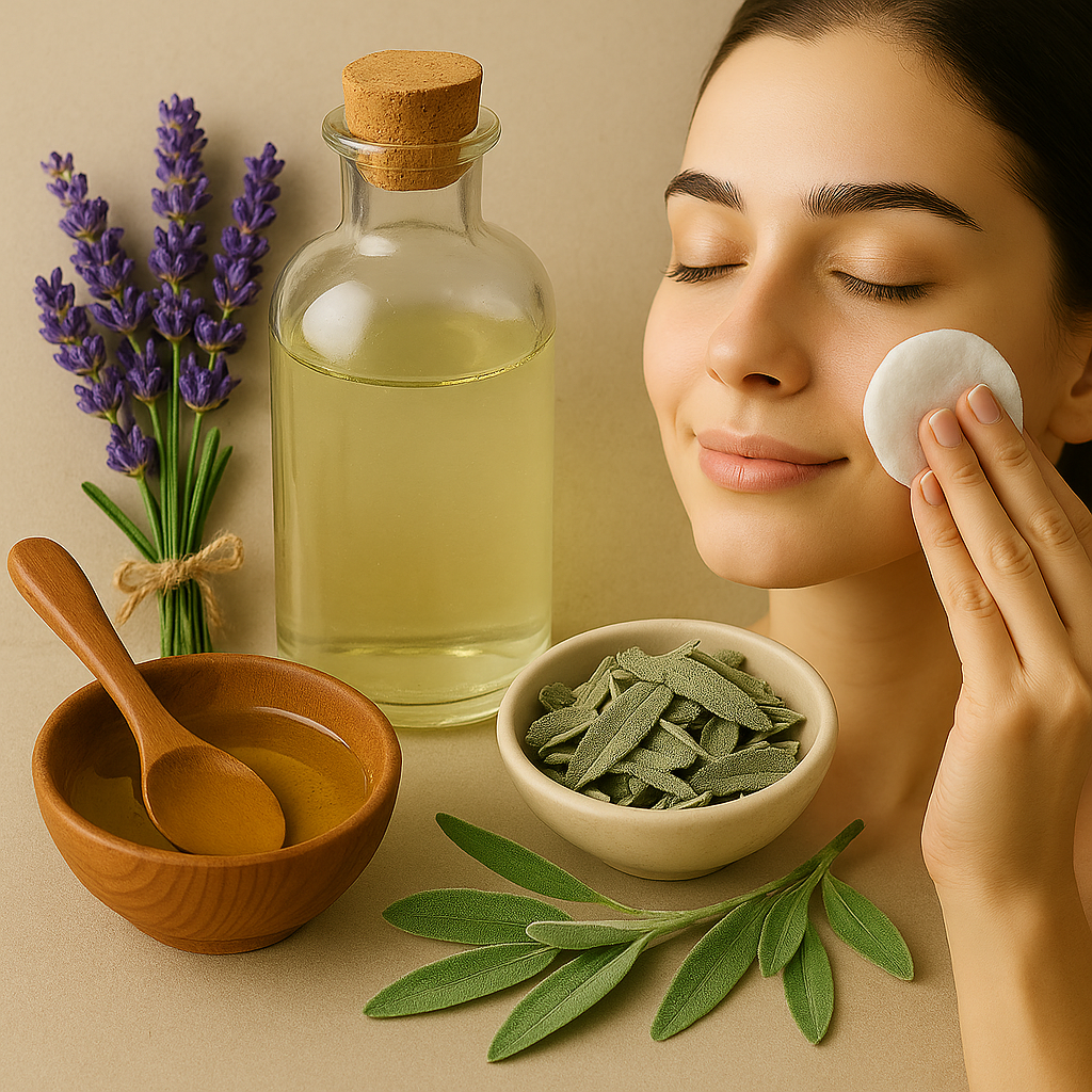 Herbal Facial Toners Lavender & Sage Blend Guide